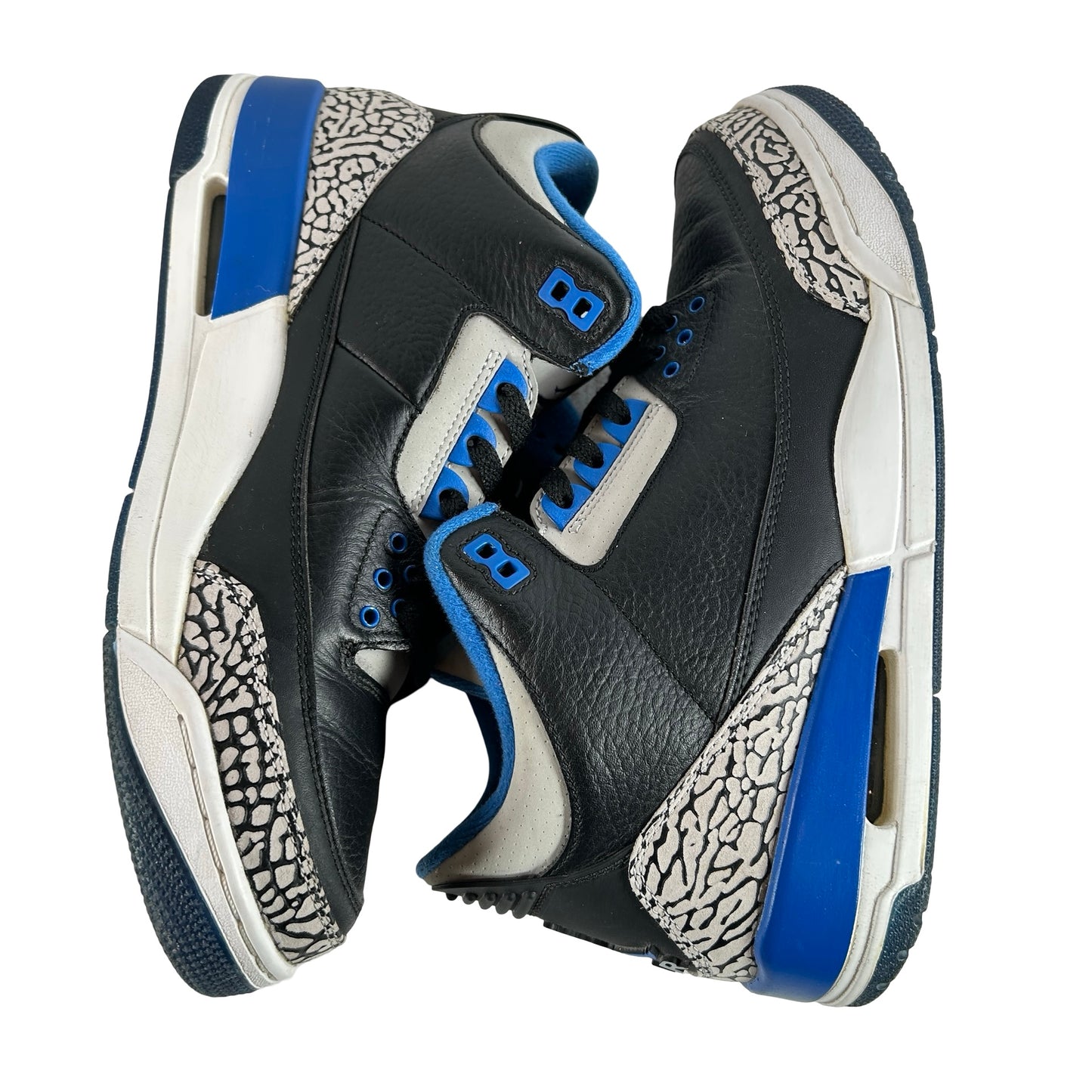 136064 007 Jordan 3 Retro Sport Blue [USED] - 9.5 M (Used)