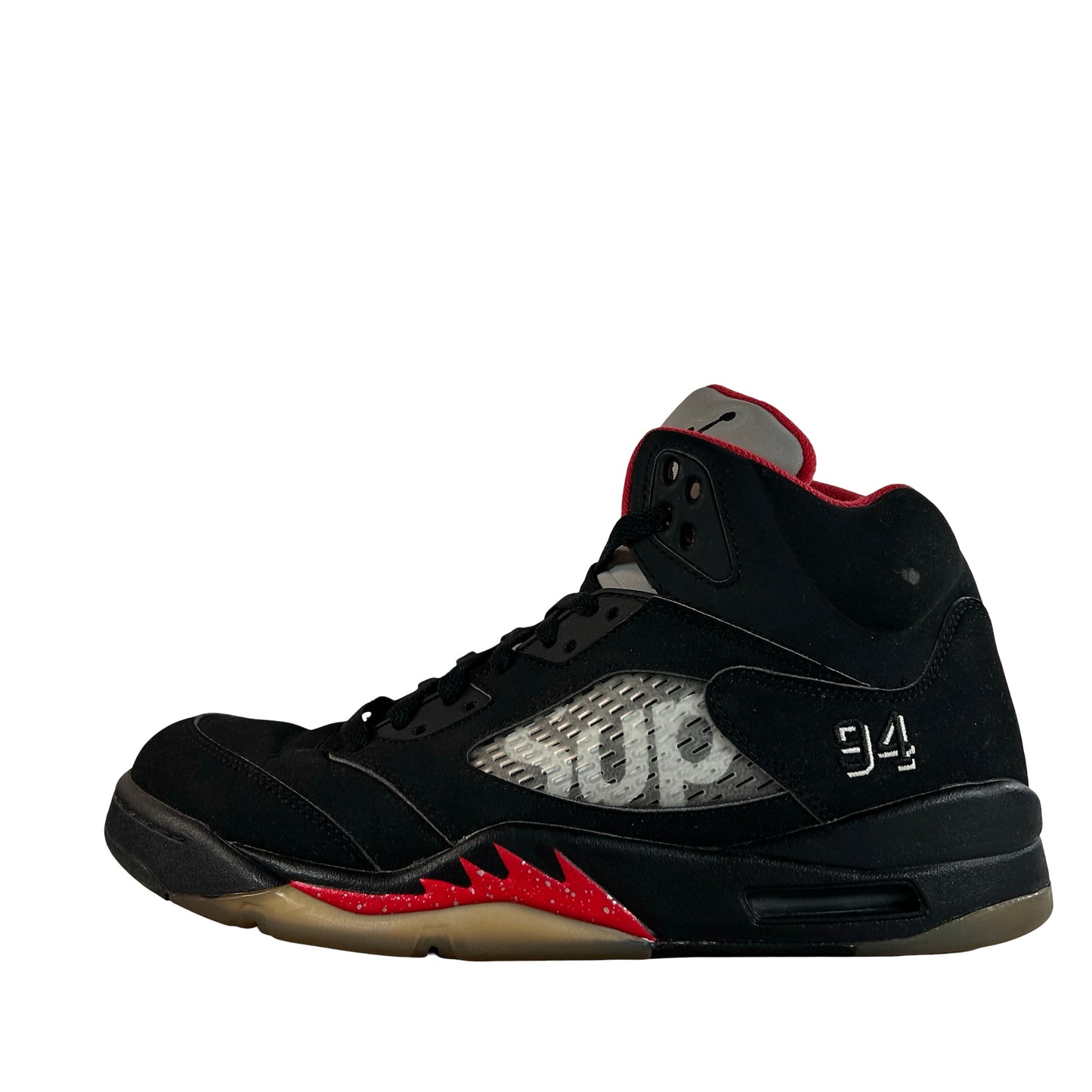 824371 001 Jordan 5 Retro Supreme Black [USED] - 10 M (Used)