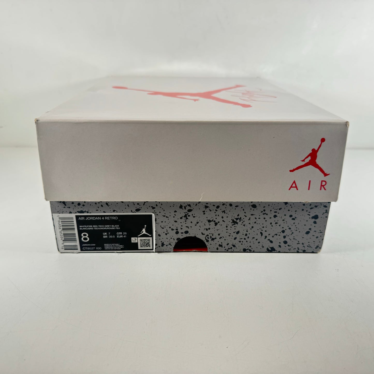 CT8527 100 Jordan 4 Retro White Oreo [USED] - 8 M (Used)