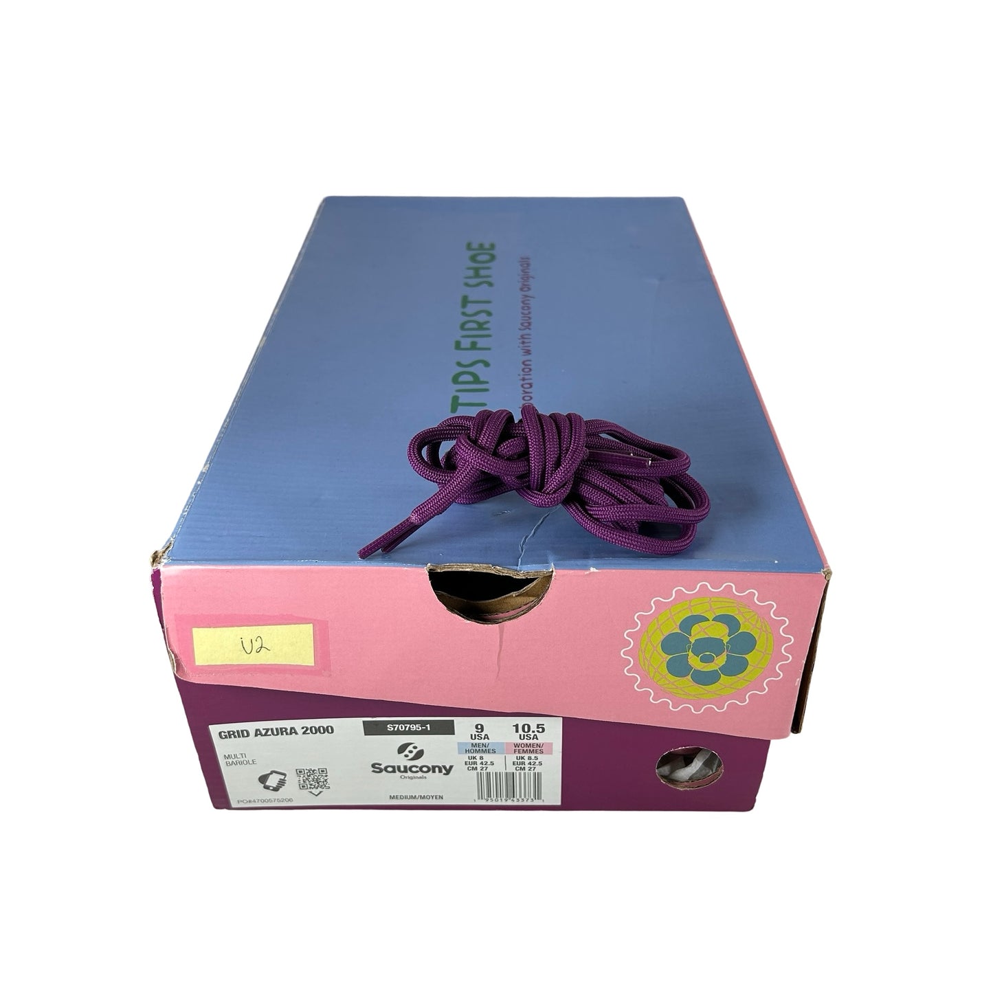S70795-1 Saucony Grid Azura 2000 Jae Tips Remember Who Fronted [USED] - 9 M (Used2)