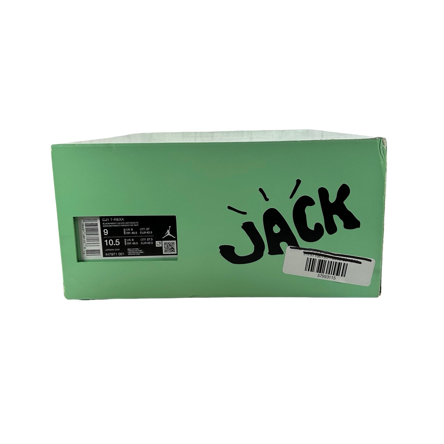 IH7971 001 Jordan Jumpman Jack TR Travis Scott x Chase B Black Night Silver [USED] - 9 M (Used)