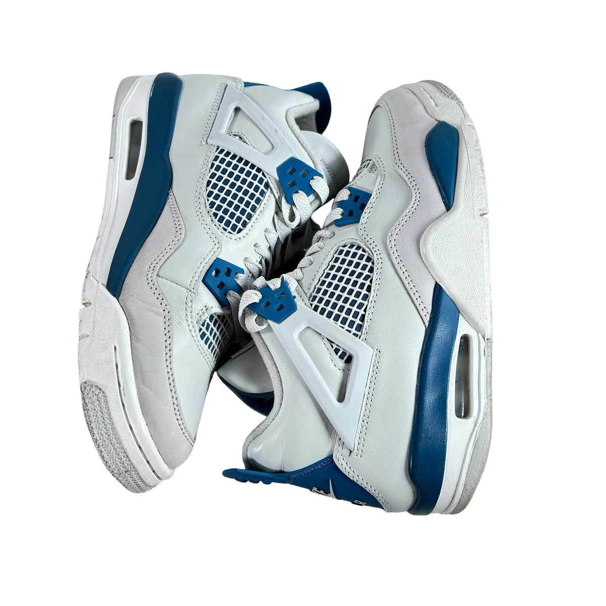 HF4281 141 Jordan 4 Retro Military Blue (2024) (GS) [USED] - 6 Y (Used)