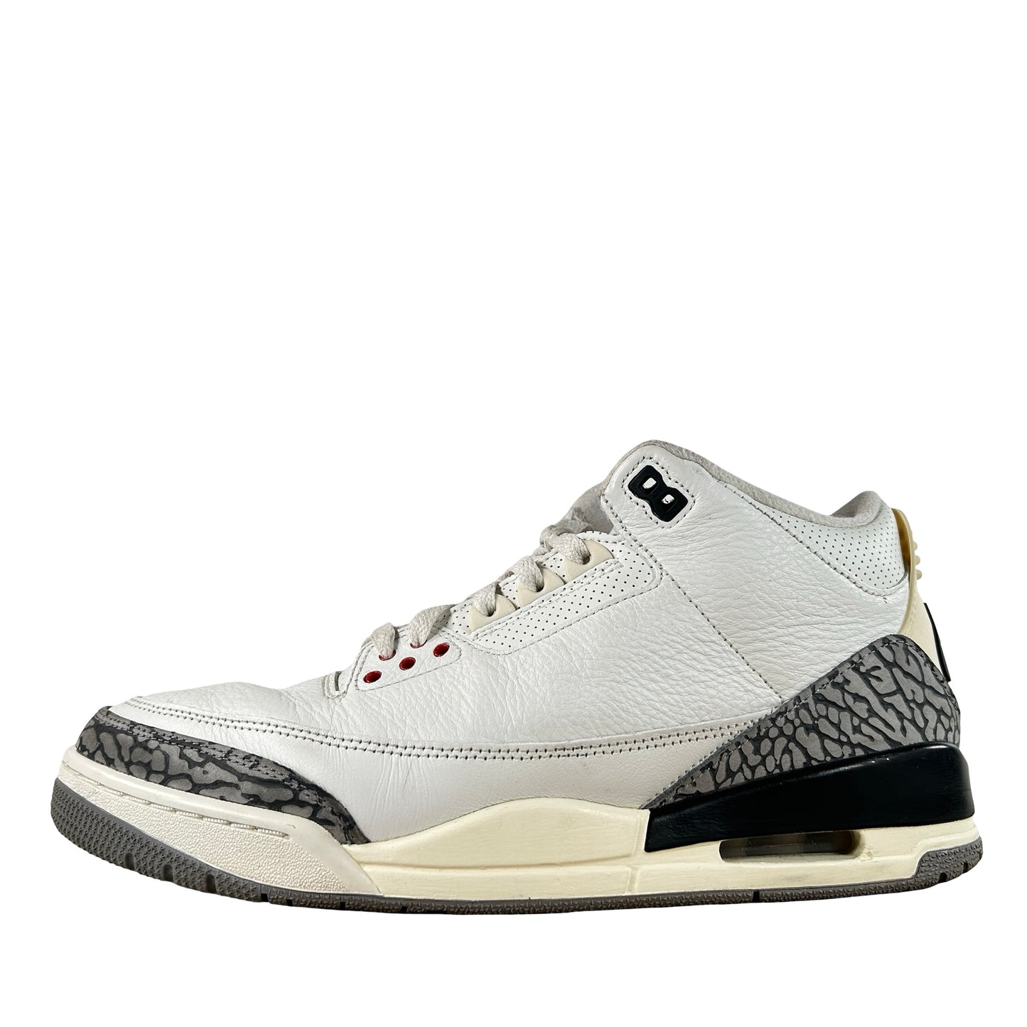 DN3707 100 Jordan 3 Retro White Cement Reimagined [USED] - 11 M (Used) (Replace Box)
