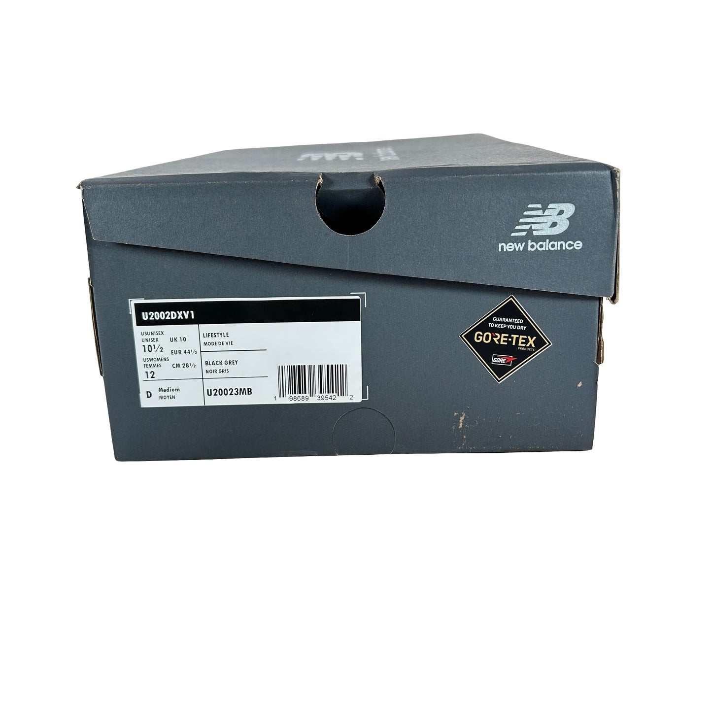 U20023MB New Balance 2002R Gore-Tex Protection Pack Black Magnet [USED] - 10.5 M (Used)