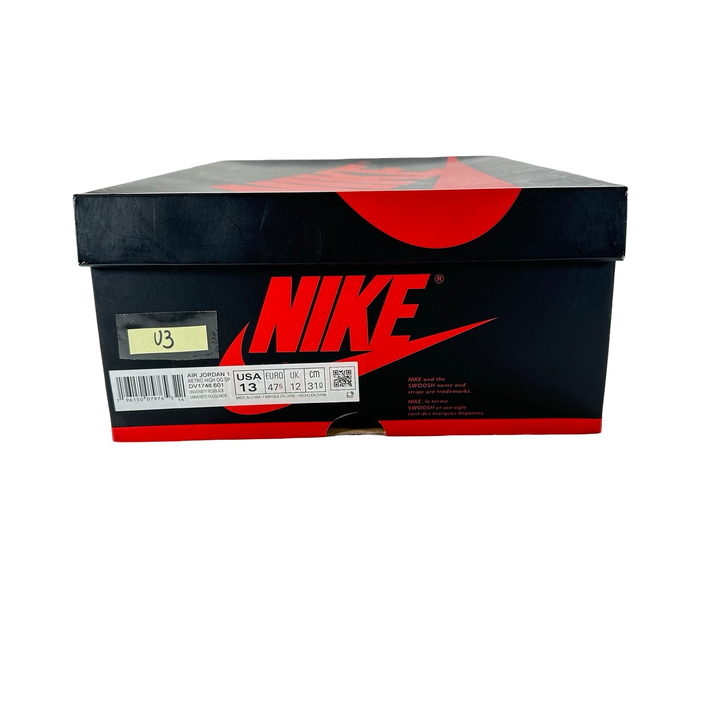 DV1748 601 Jordan 1 Hi Spider-Man Across the Spider-Verse [USED] - 13 M (Used3)