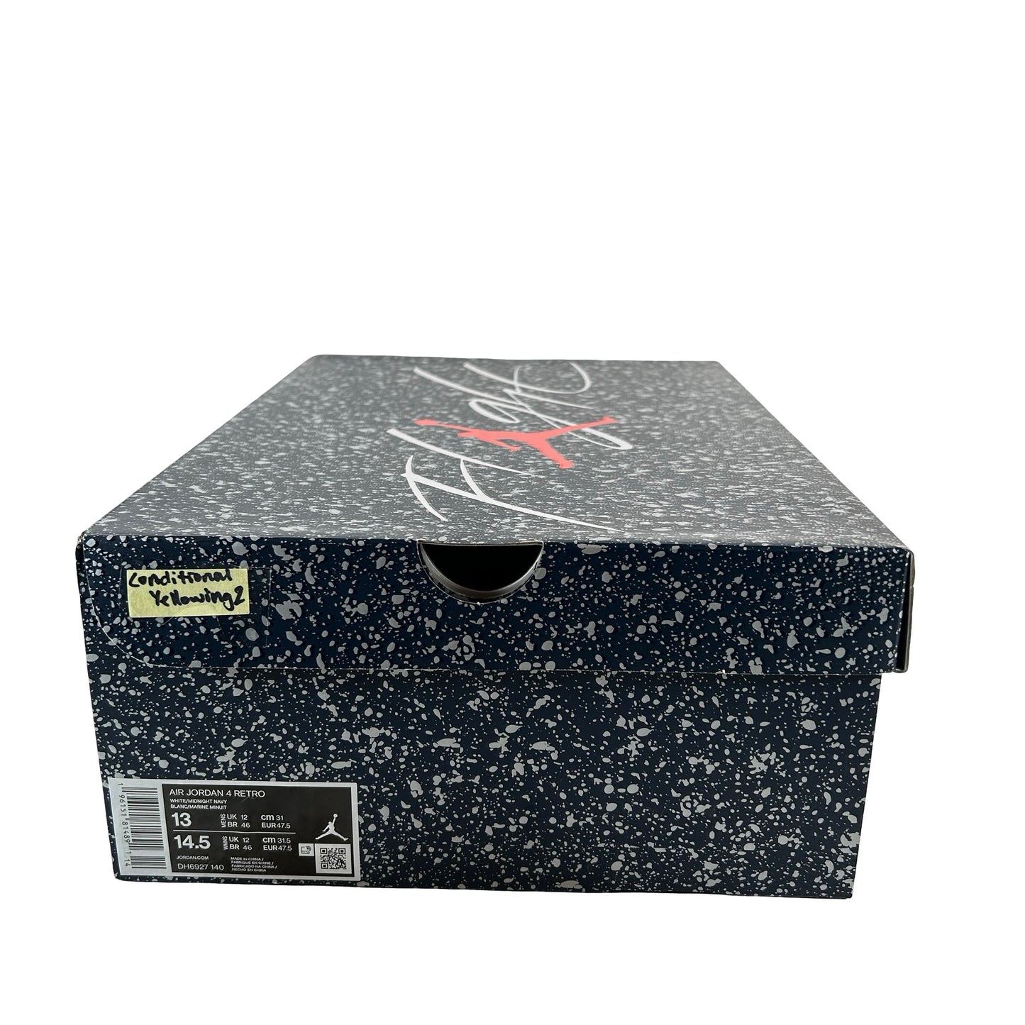 DH6927 140 Jordan 4 Retro Midnight Navy [CONDITIONAL] - 13 M (Yellowing2)