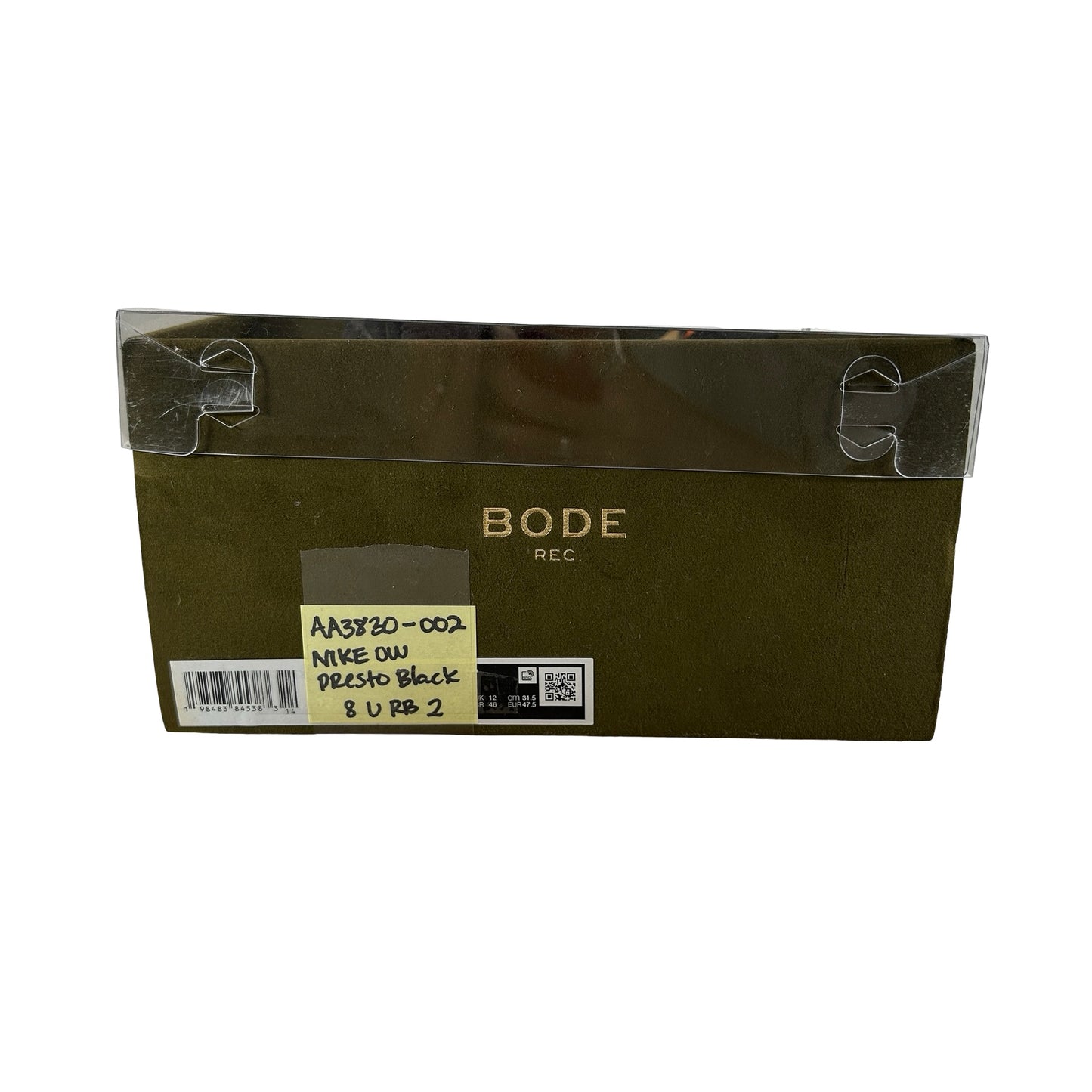 AA3830 002 Nike Air Presto Off-White Black (2018) [USED] - 8 M (Used2) (Replace Box2)