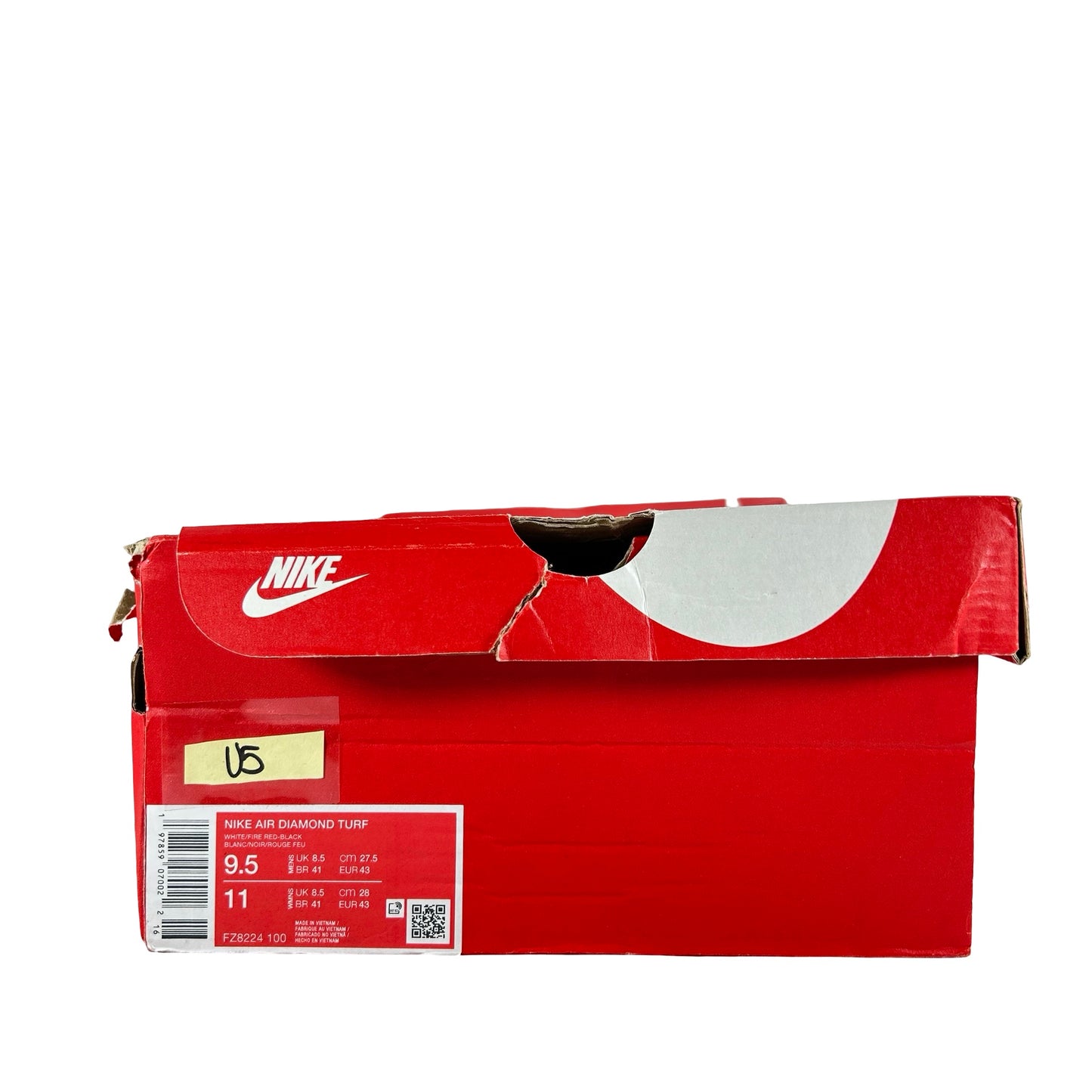 FZ8224 100 Nike Air Diamond Turf 49ers (2025) [USED] - 9.5 M (Used5)