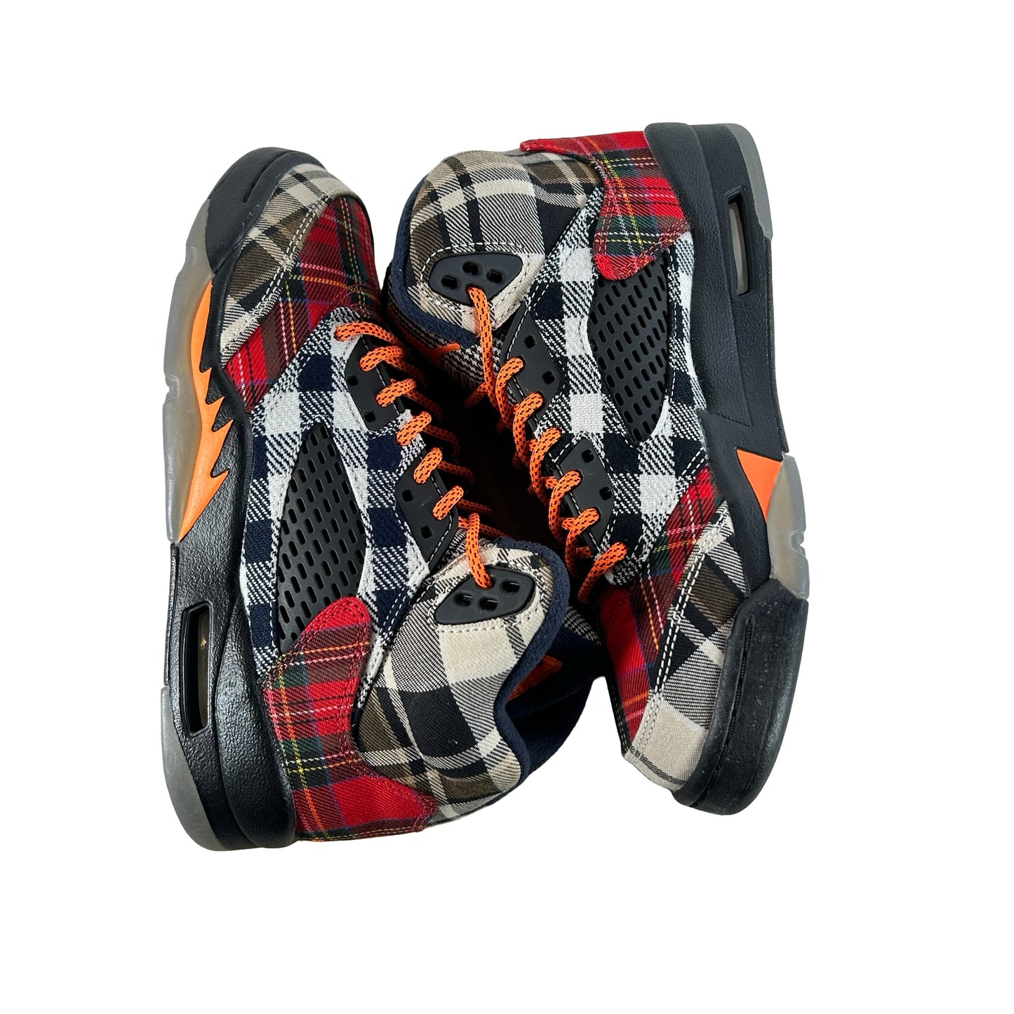 FD4814 008 Jordan 5 Retro Plaid (GS) [USED] - 5 Y (Used) (No Box)