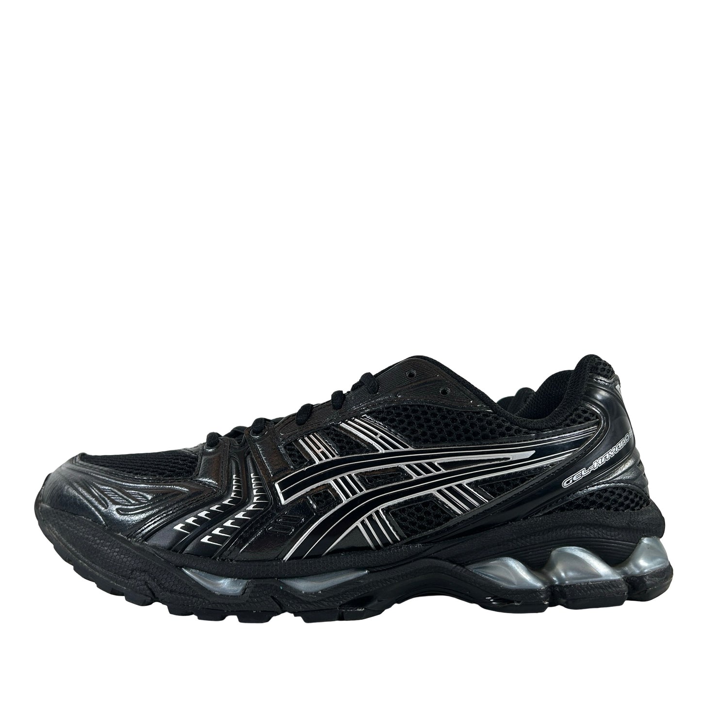1201A019 006 ASICS Gel-Kayano 14 Black Pure Silver [USED] - 9.5 M (Used2)
