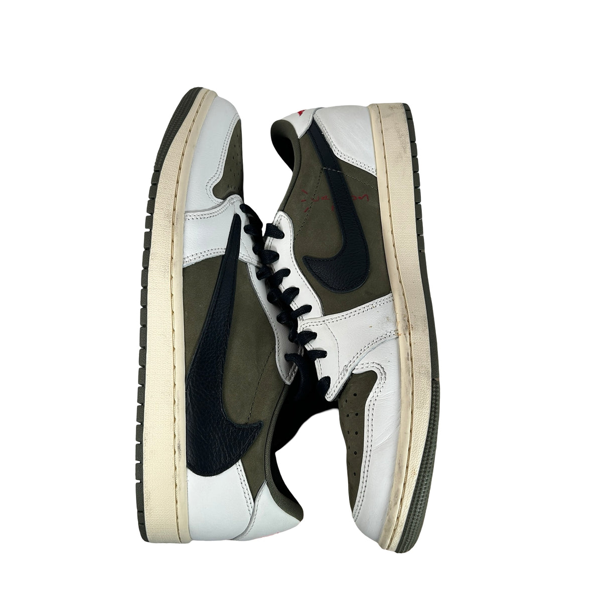DM7866 200 Jordan 1 Retro Low OG SP Travis Scott Medium Olive [USED] - 11.5 M (Used) (No Box2)