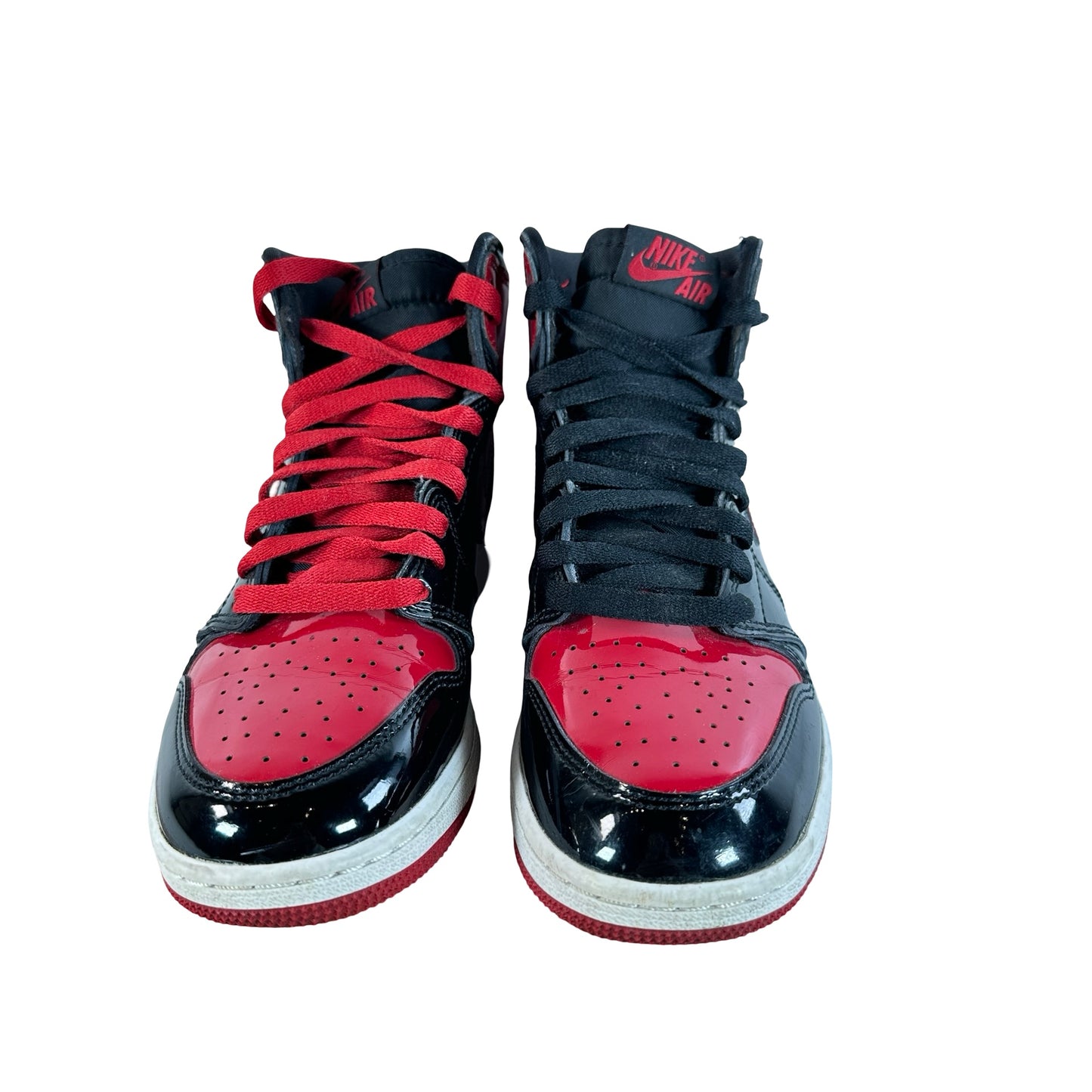 575441 063 Jordan 1 Retro High OG Patent Bred (GS) [USED] - 5.5 Y (Used) (No Box)