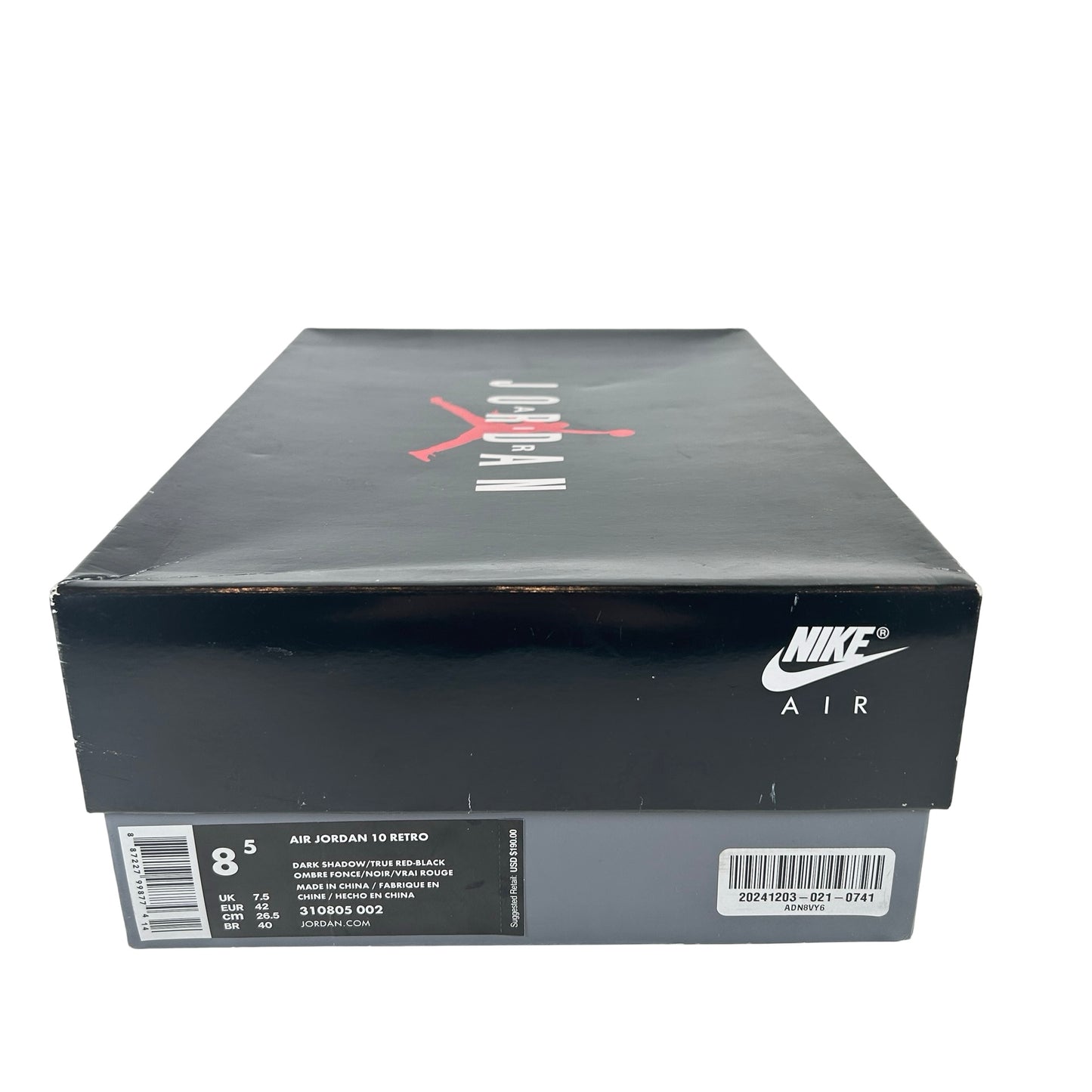 310805 002 Jordan 10 Retro Shadow (2018) [USED] - 8.5 M (Used)