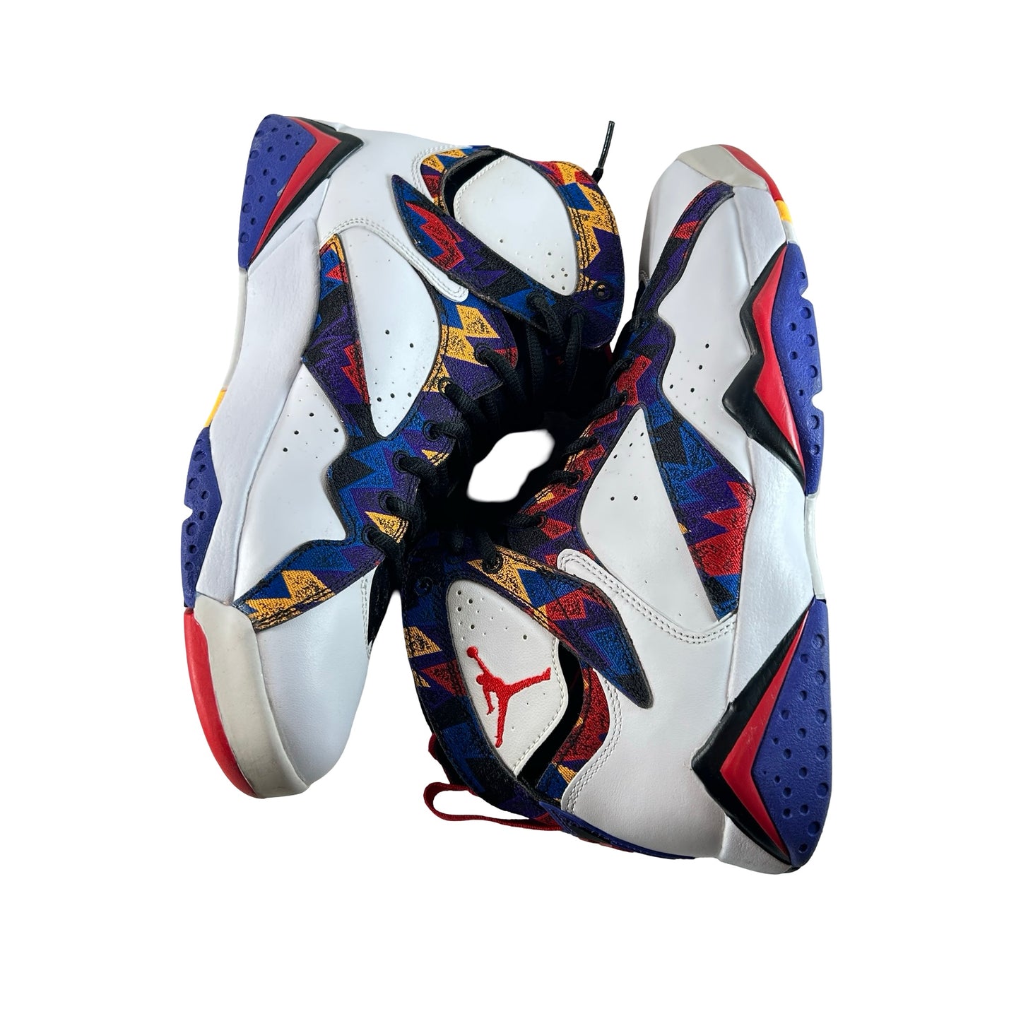 304775 142 Air Jordan 7 Retro Nothing But Net - 9 M (Yellowing) (No Box)