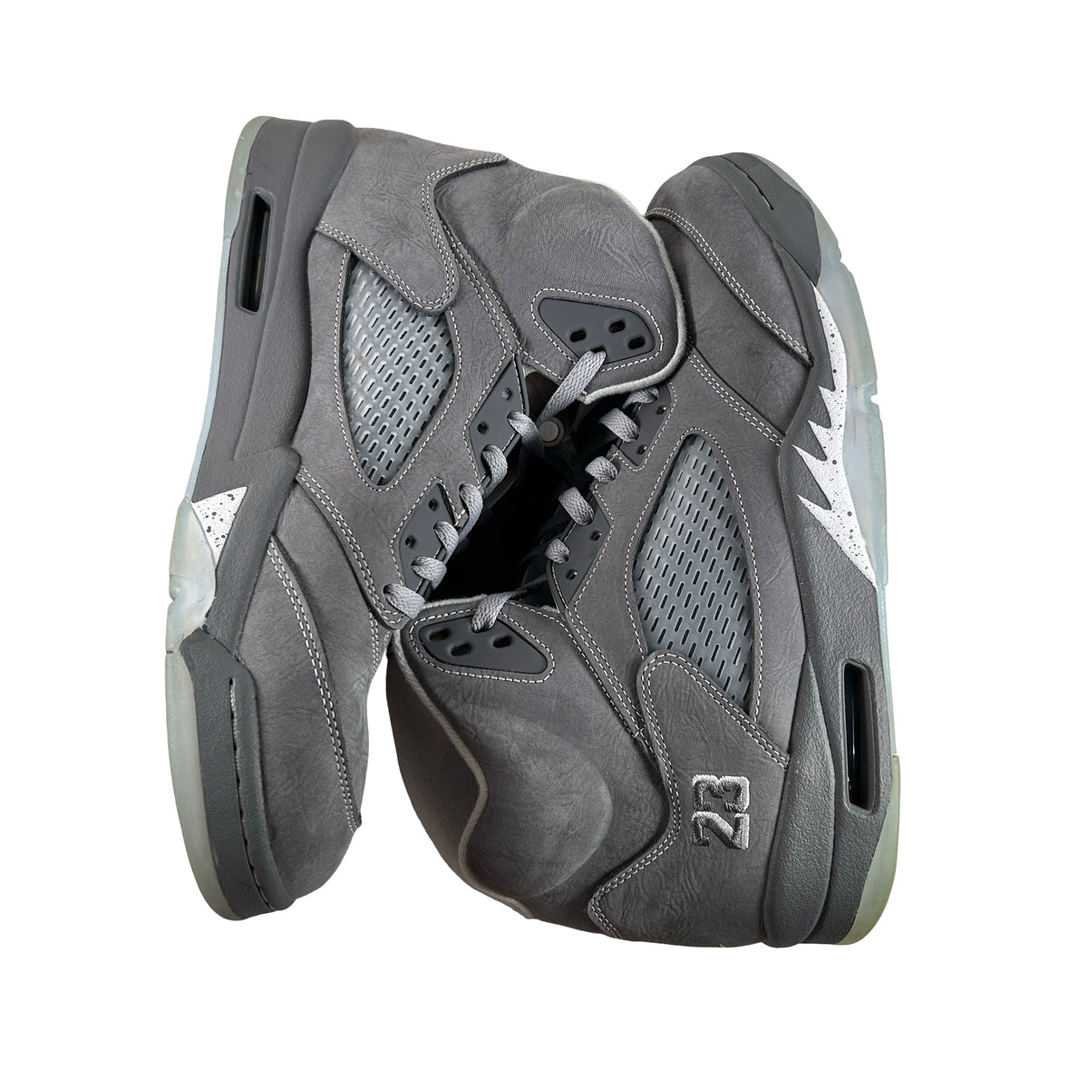 DD0587 002 Jordan 5 Retro Wolf Grey (2026) [USED] - 12 M (Used6)