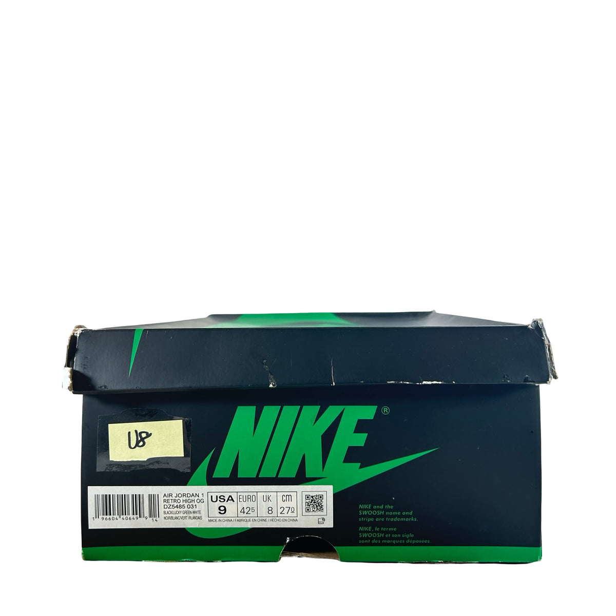 DZ5485 031 Jordan 1 Retro High OG Lucky Green [USED] - 9 M (Used8)