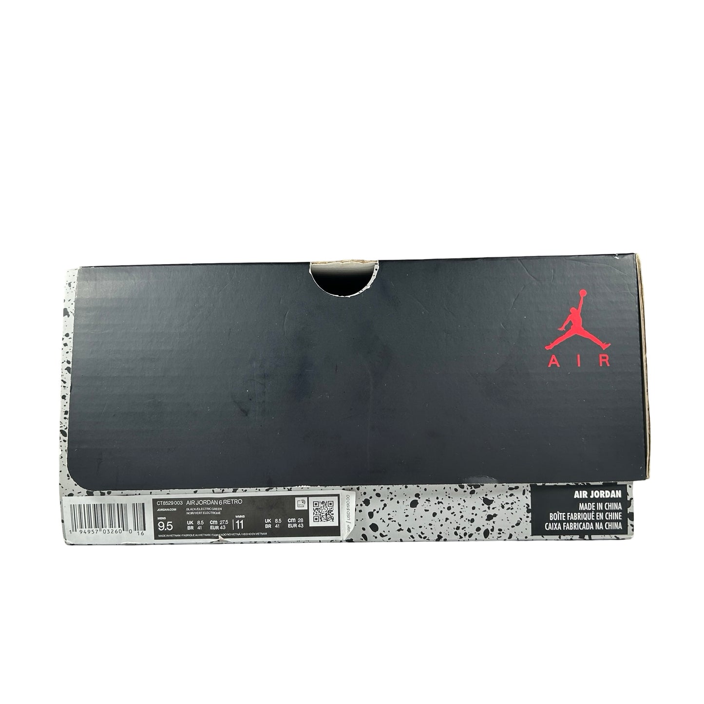 CT8529 003 Jordan 6 Retro Verde Eléctrico