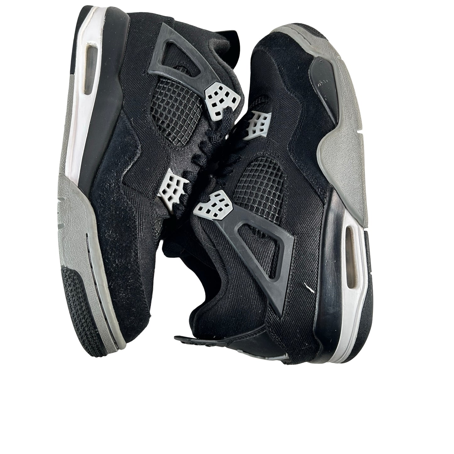 DH7138 006 Jordan 4 Retro SE Black Canvas [USED] - 9 M (Used3)