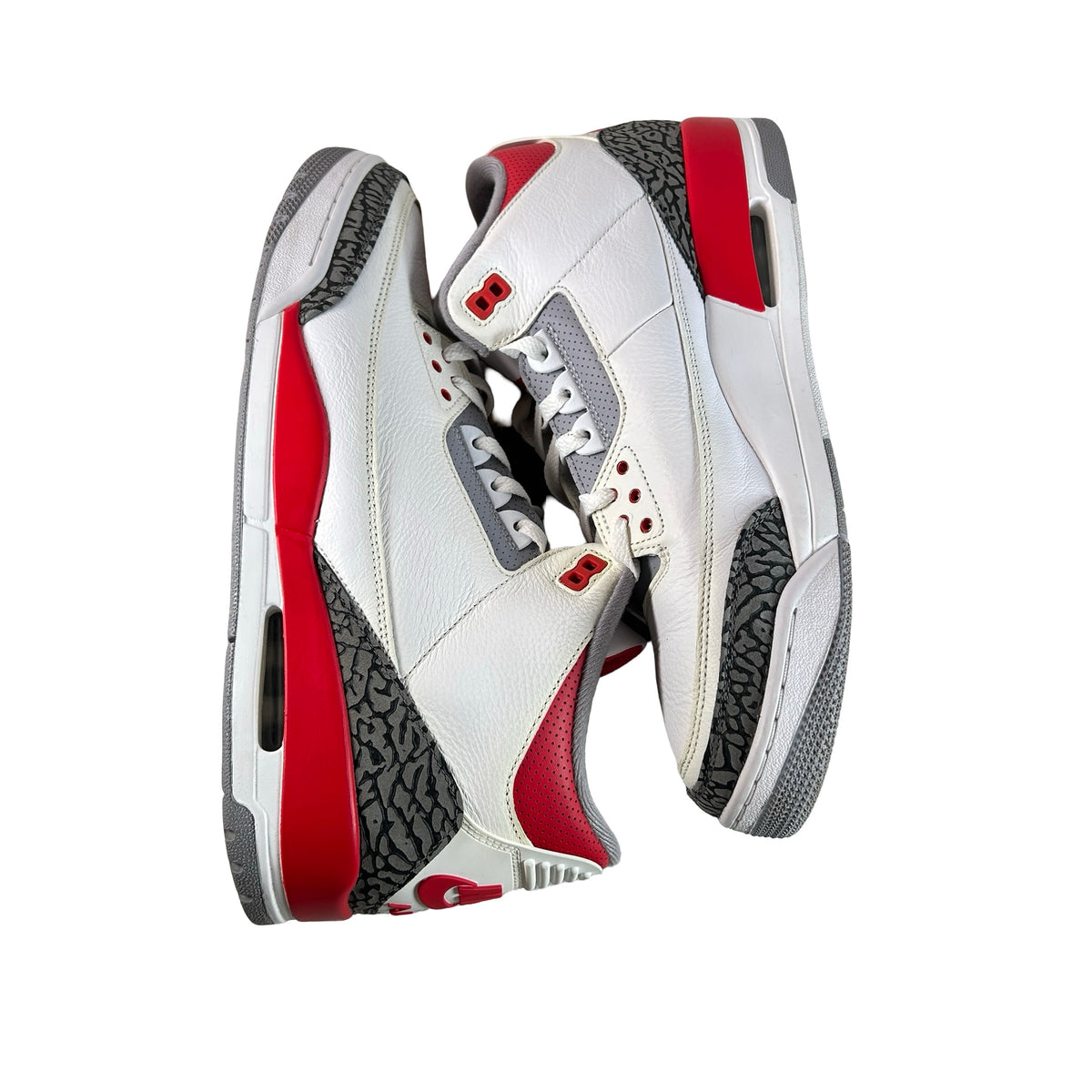 DN3707 160 Jordan 3 Retro Fire Red (2022) [USED] - 13 M (Used) (No Box)