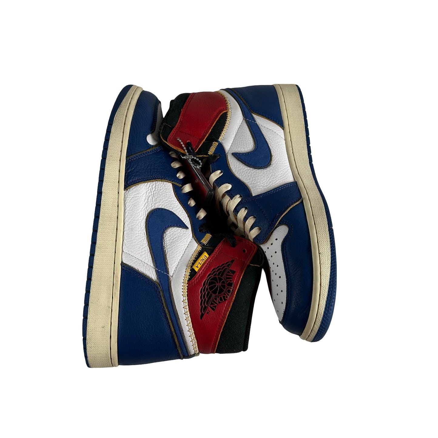 BV1300 146 Jordan 1 Union Storm Blue Toe [USED] - 12 M (Used)