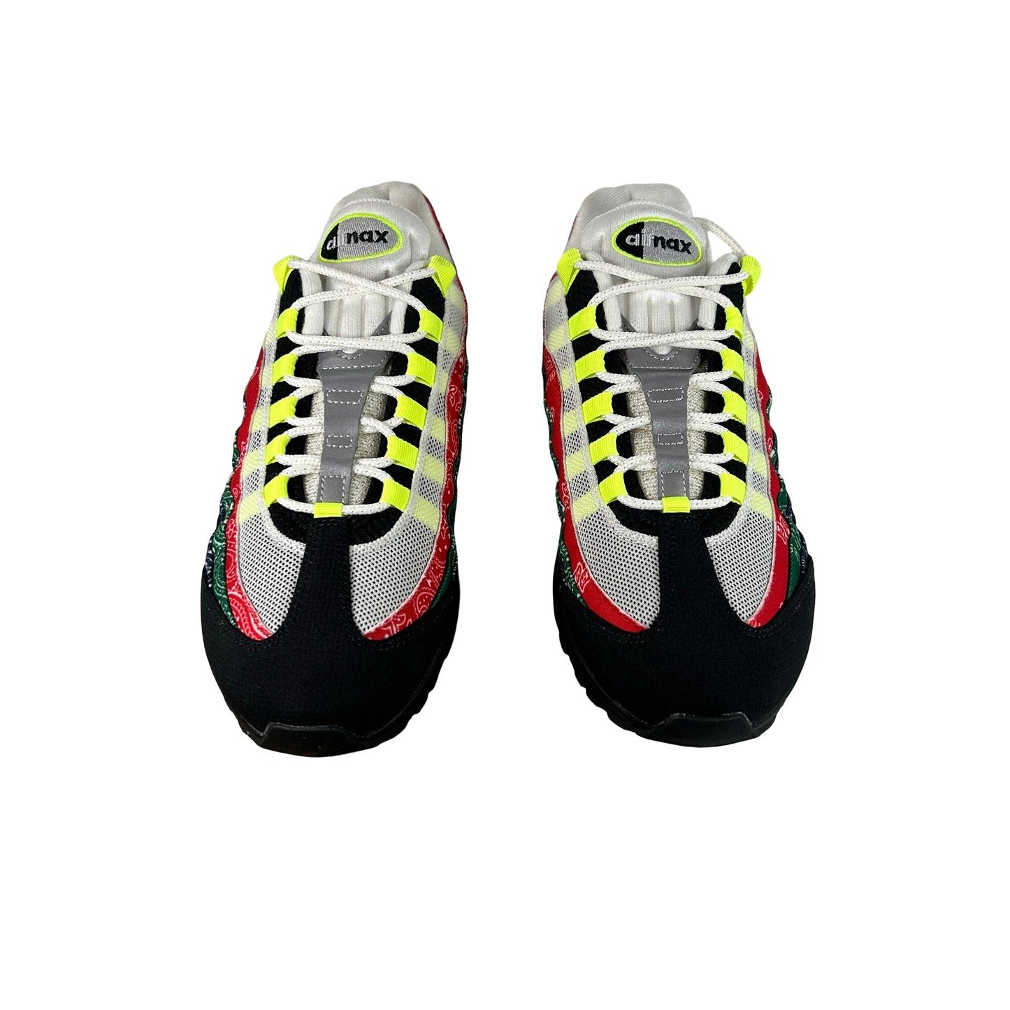 IQ0620 100 Nike Air Max 95 OG Big Bubble Neon Paisley Bandana [USED] - 10 M (VNDS) (No Box)
