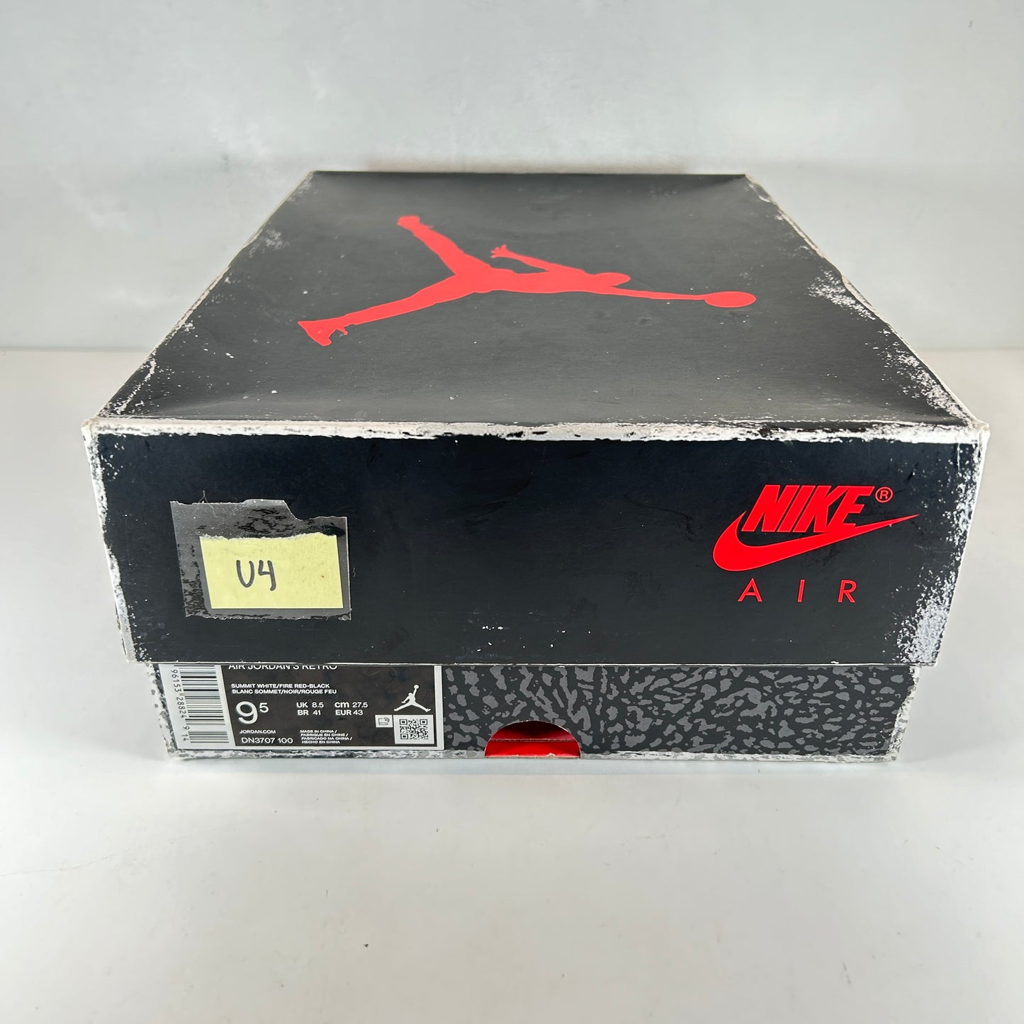 DN3707 100 Jordan 3 Retro White Cement Reimagined [USED] - 9.5 M (Used4)