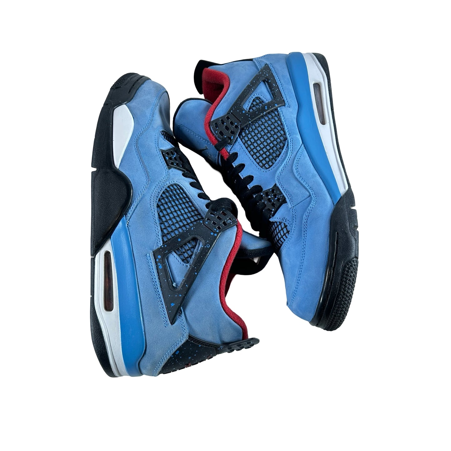 308497 406 Jordan 4 Retro Travis Scott Cactus Jack [USED] - 12 M (Used) (Missing Left Insole)
