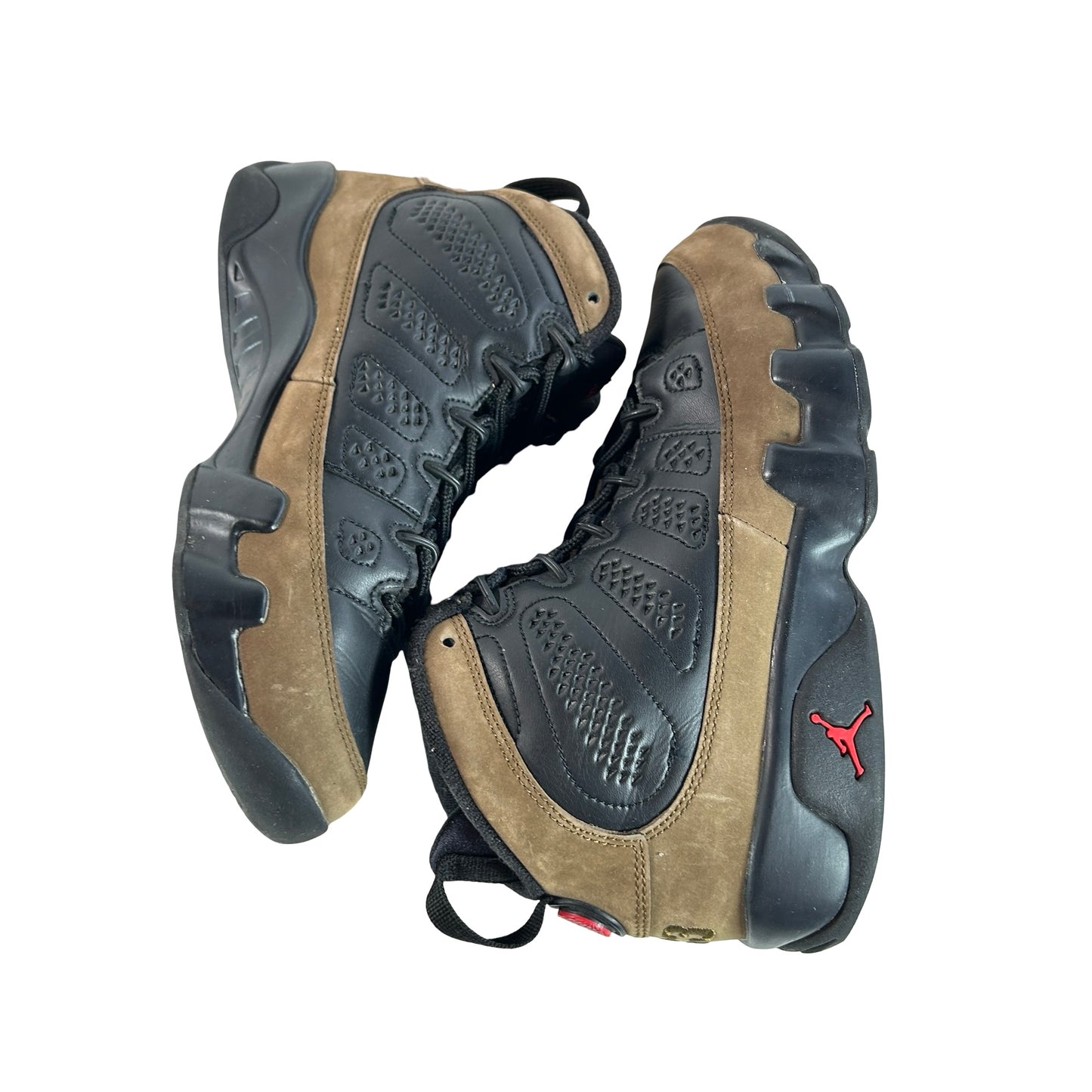 HV4574 030 Jordan 9 Retro Olive (2024) (GS) [USED] - 5.5 Y (Used2) (No Box2)