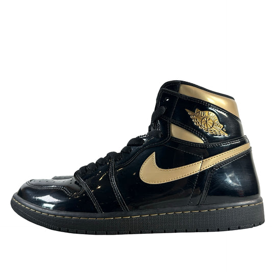 555088 032 Jordan 1 Black/Gold [USED] - 11 M (Used)