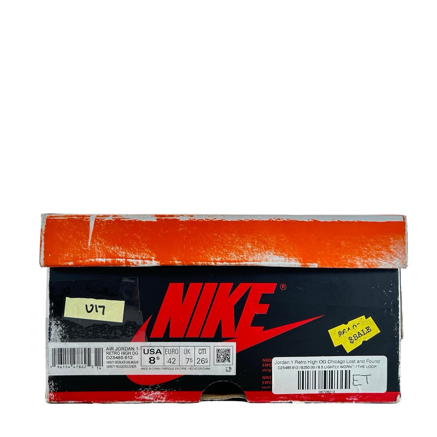 DZ5485 612 Jordan 1 Retro High OG Chicago Lost and Found [USED] - 8.5 M (Used17)