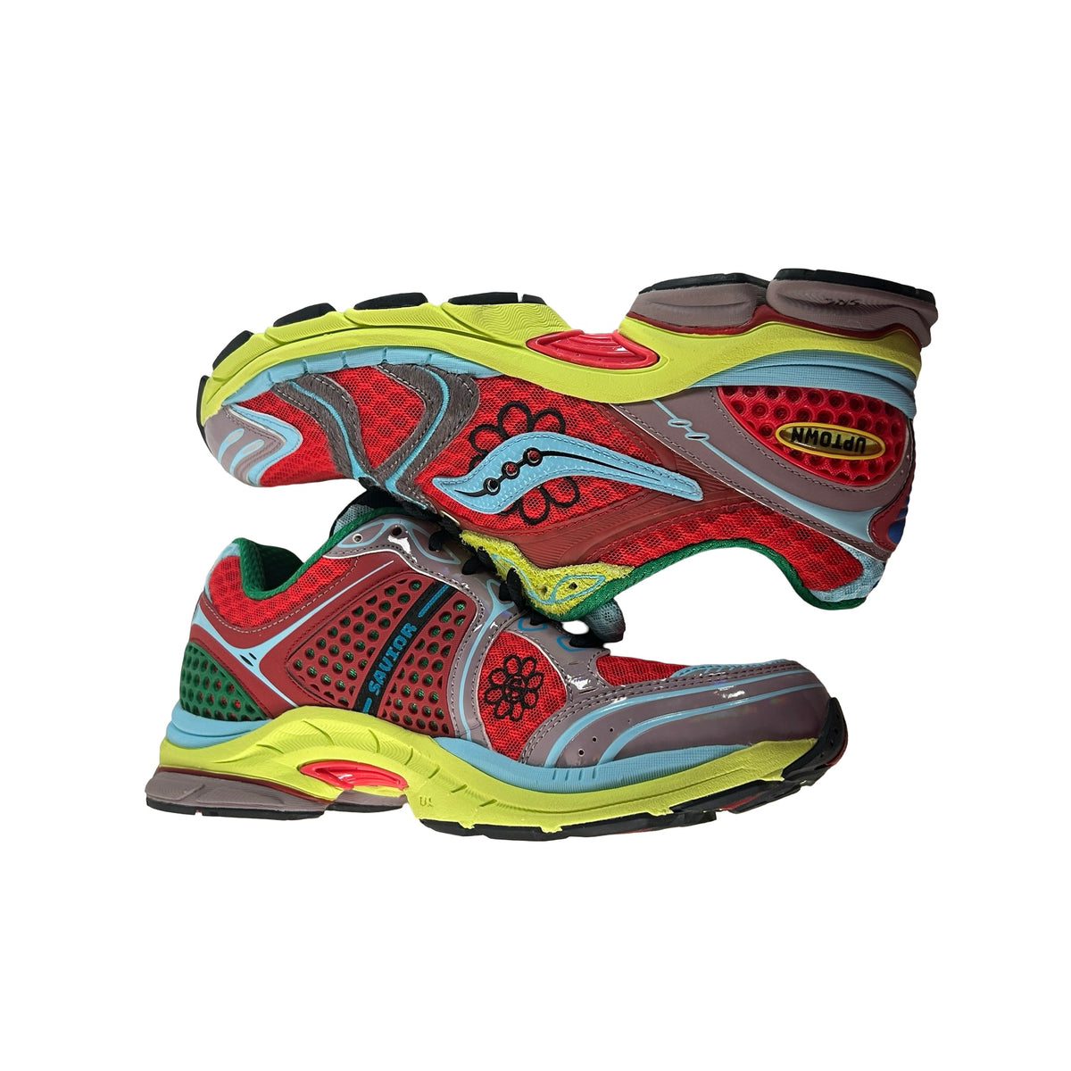 S70966 1 Saucony ProGrid Triumph 4 Jae Tips Flowers Grow Uptown Poison Ivy [USED] - 8.5 M (Used)