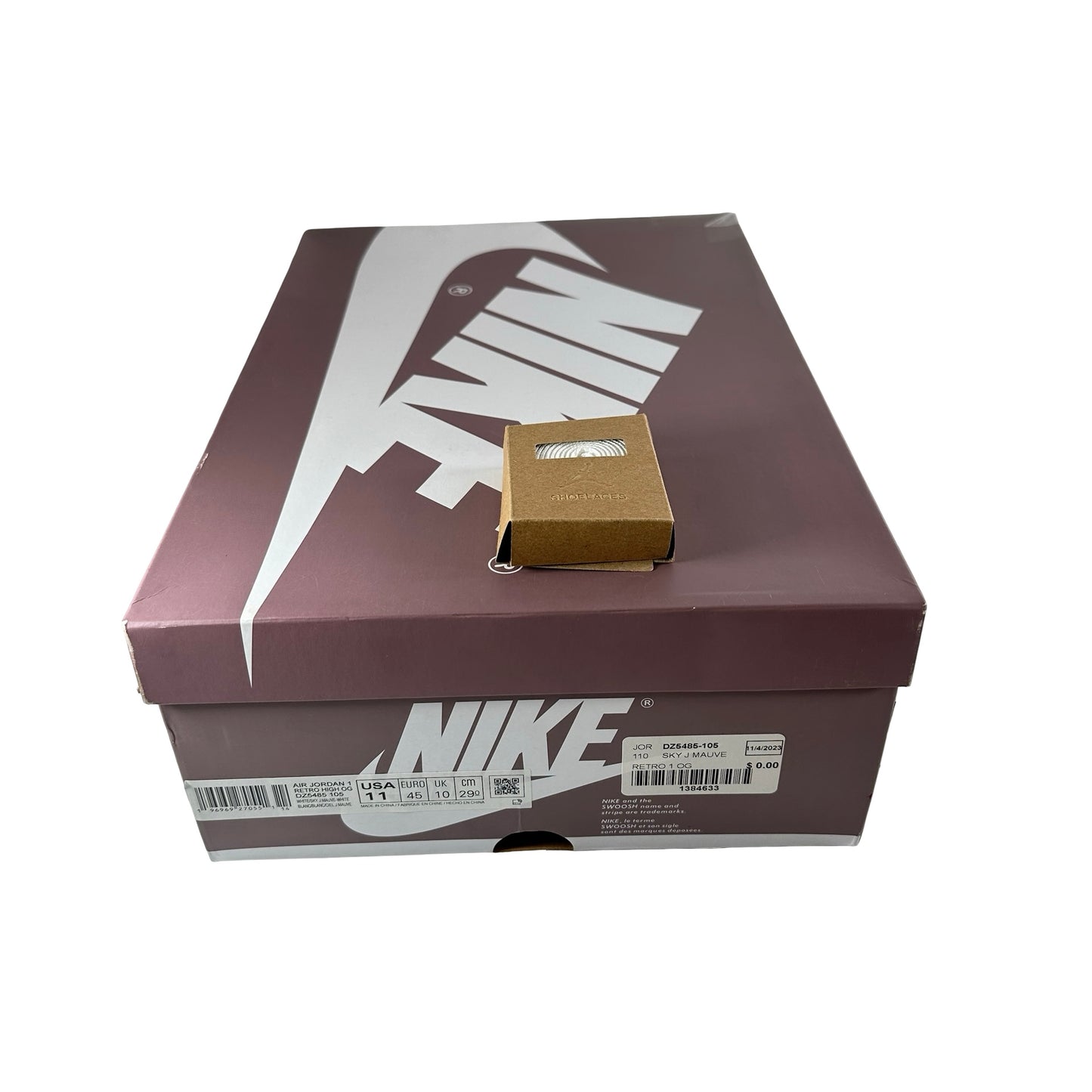 DZ5485 105 Jordan 1 Retro High OG Mauve [USED] - 11 M (Used)