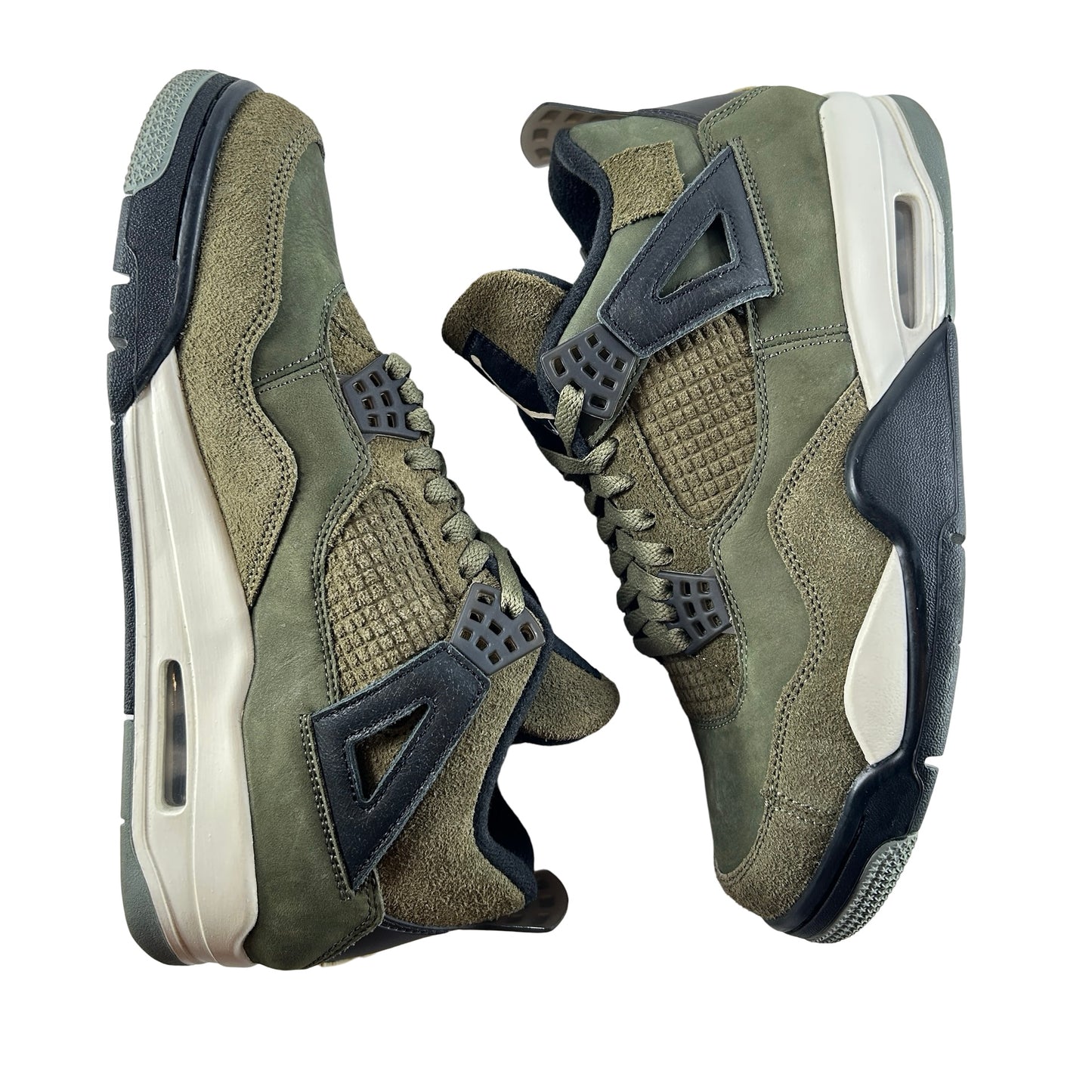 FB9927 200 Air Jordan 4 Craft Medium Olive [USED] - 9.5 M (Used) (No Box)