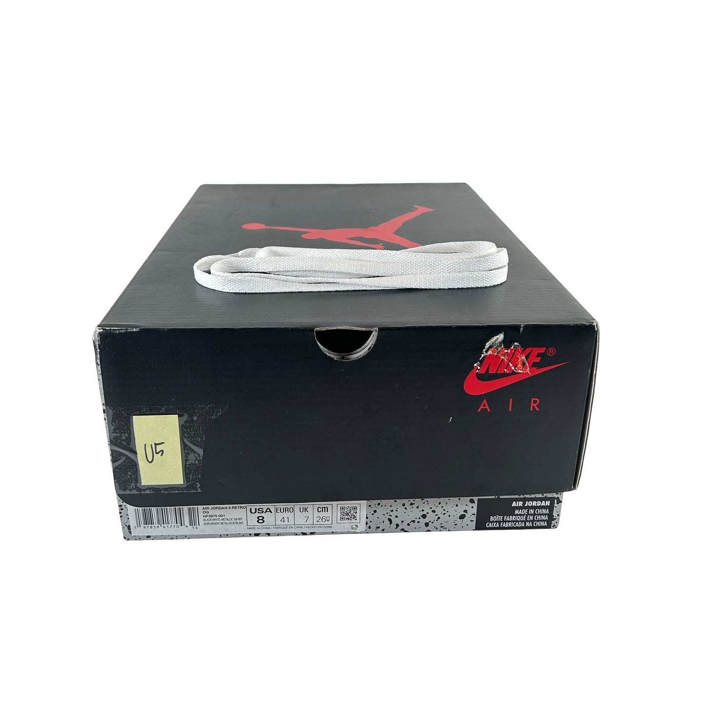 HF3975 001 Jordan 5 Retro OG Black Metallic Reimagined [USED] - 8 M (Used5)