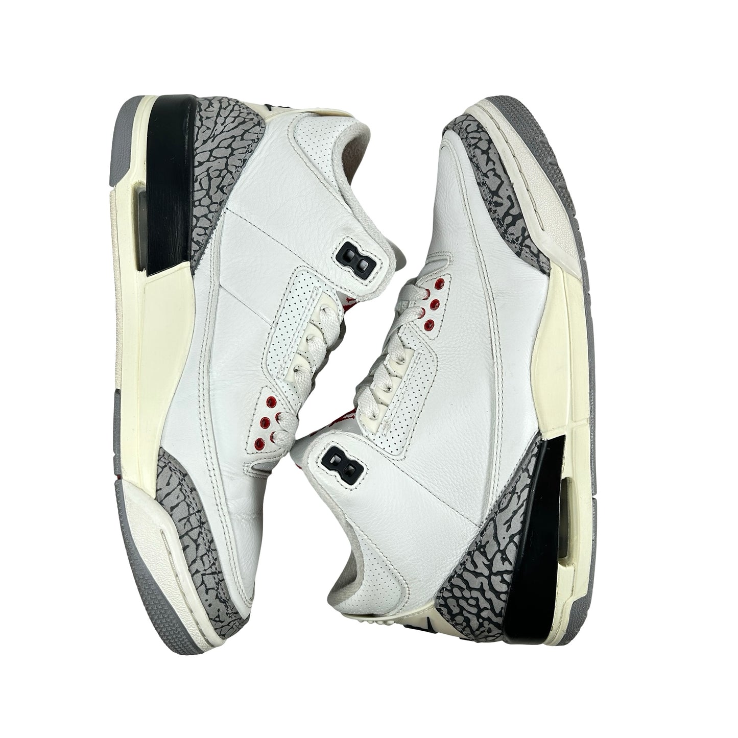 DN3707 100 Jordan 3 Retro White Cement Reimagined [USED] - 8 M (Used2) (No Box2)