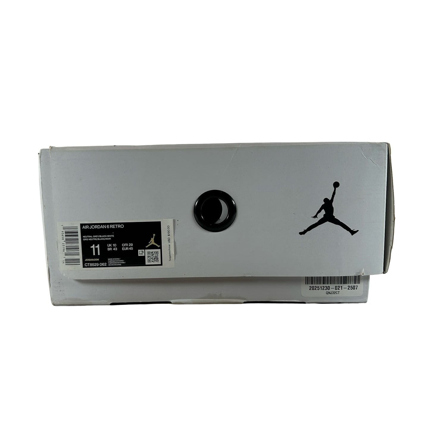 CT8529 062 Jordan 6 Retro Hare [USED] - 11 M (Used)