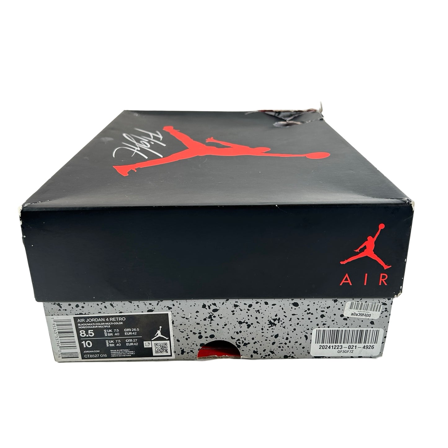 CT8527 016 Jordan 4 Retro Red Thunder [USED] - 8.5 M (Used)