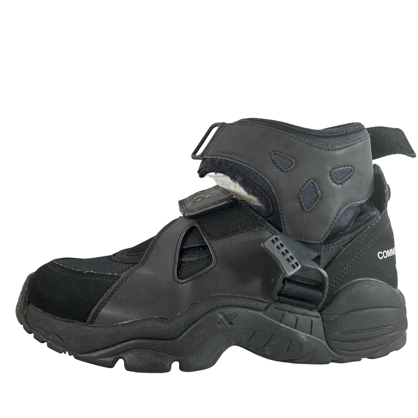 DH0199 001 Nike Air Carnivore Comme des Garcons Homme Plus Black [USED] - 6.5 M (Used) (No Box)