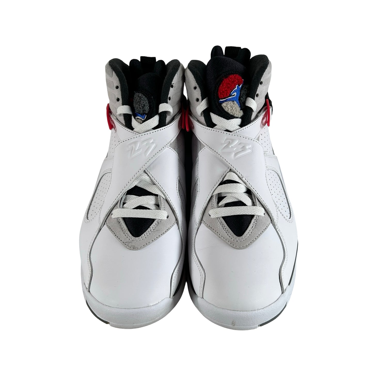 305381 100 Jordan 8 Retro White True Red (2025) [USED] - 10 M (Used5)