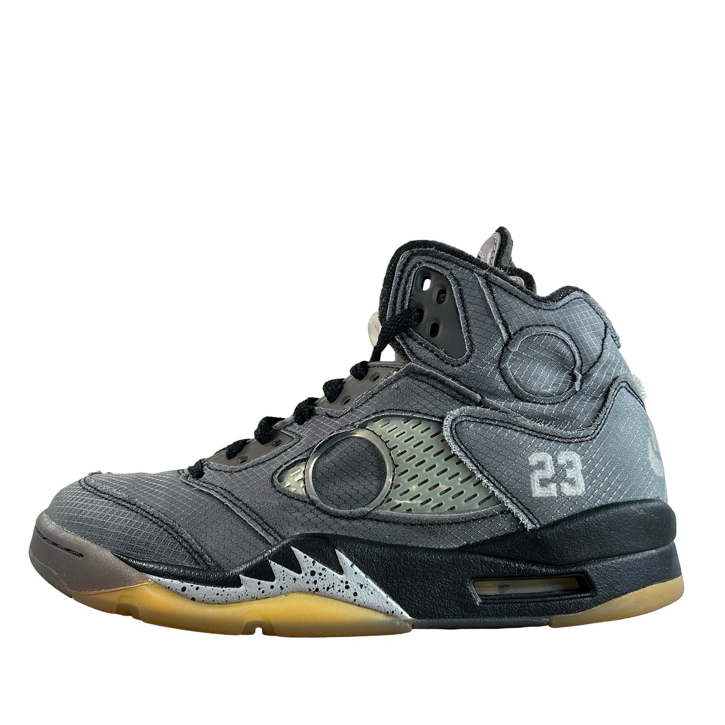 CT8480 001 Jordan 5 Off-White Black [USED] - 7.5 M (Used7)