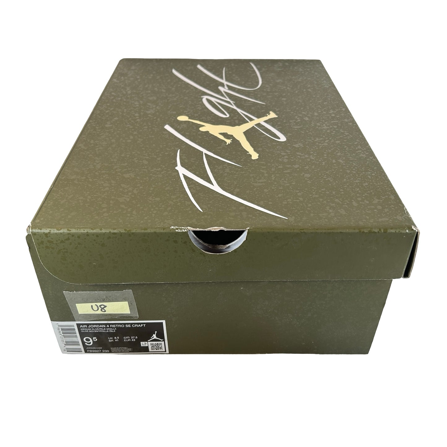 FB9927 200 Air Jordan 4 Craft Medium Olive [USED] - 9.5 M (Used8)