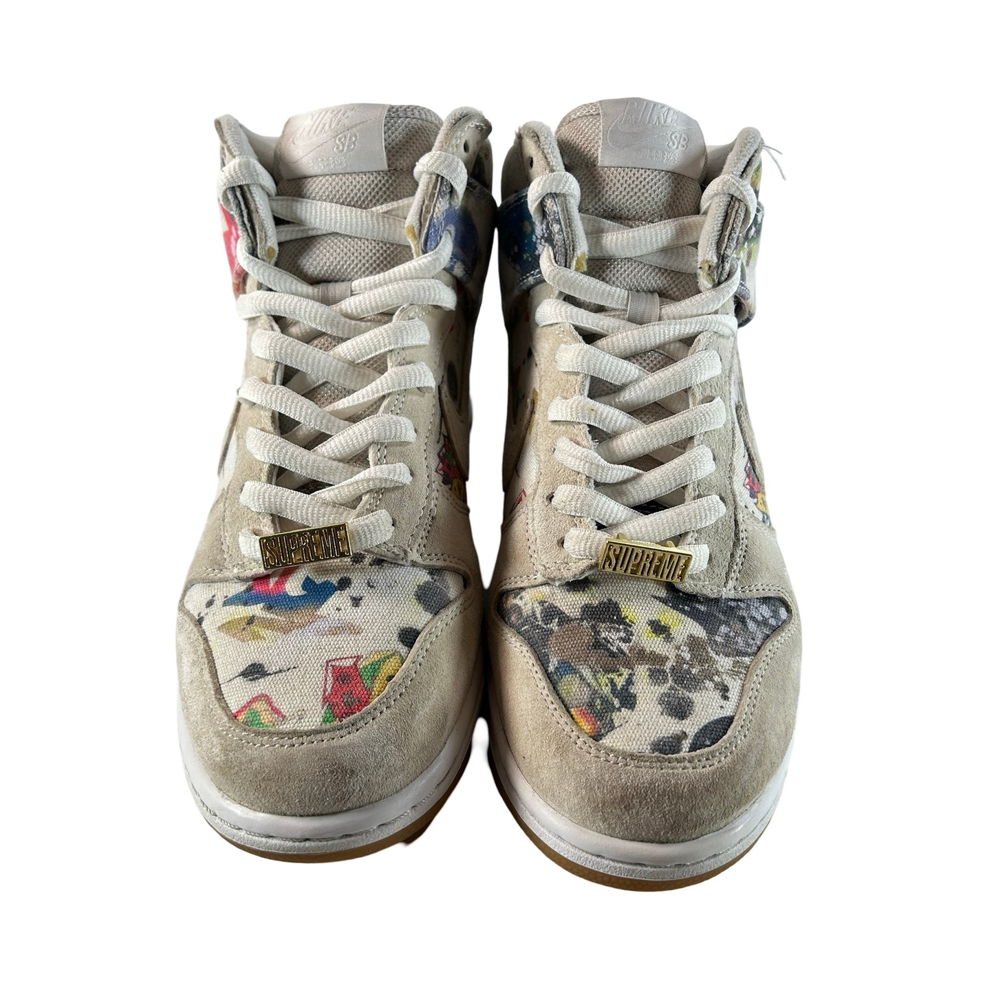 FD8779 100 Nike SB Dunk High Supreme Rammellzee [USED] - 8.5 M (Used) (No Box)
