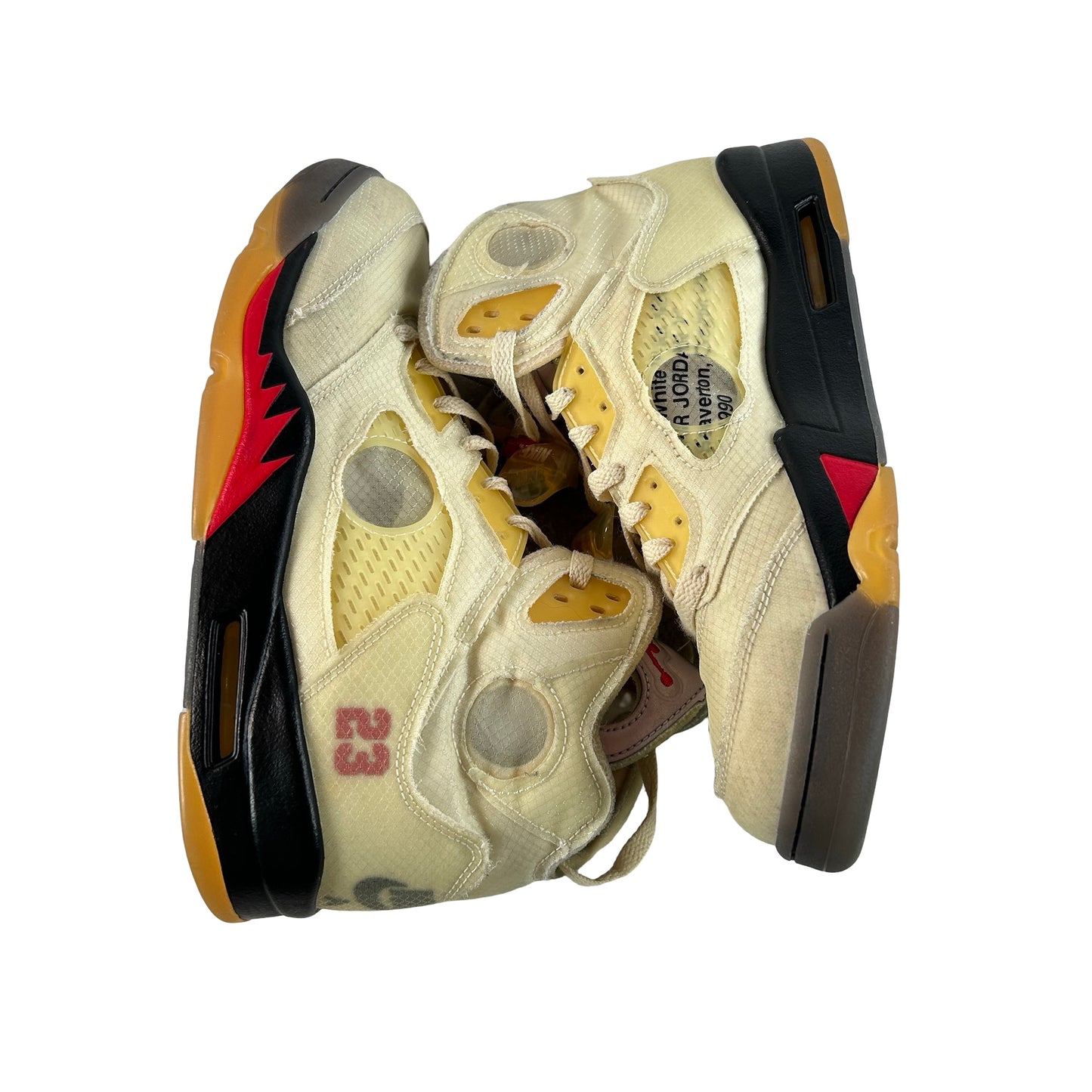 DH8565 100 Jordan 5 Off-White Sail [USED] - 10 M (Used4)