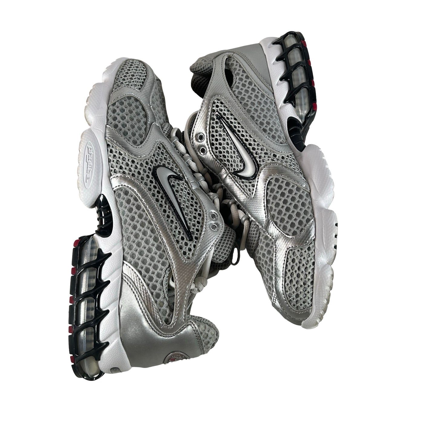 CJ1288 001 Nike Air Zoom Spiridon Cage 2 Metallic Silver [USED] - 10 M (Used)
