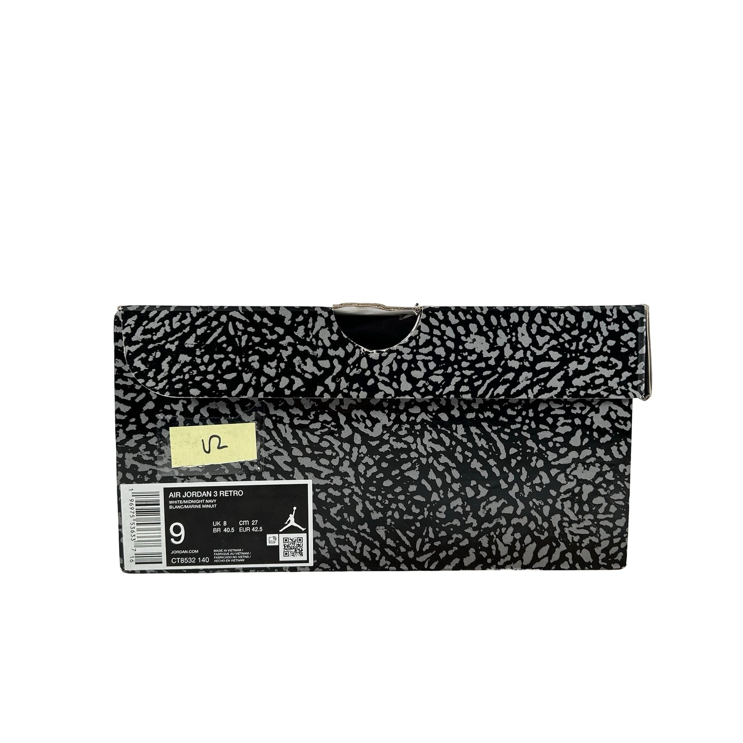 CT8532 140 Jordan 3 Retro Midnight Navy [USED] - 9 M (Used2)