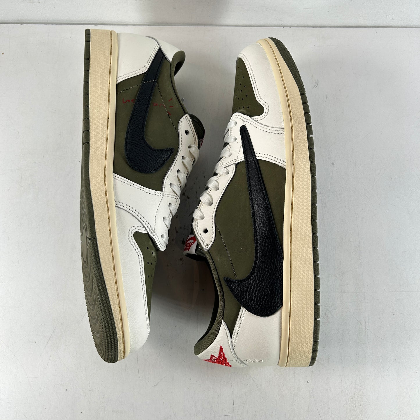 DM7866 200 Jordan 1 Retro Low OG SP Travis Scott Medium Olive [USED] - 11.5 (Used2)