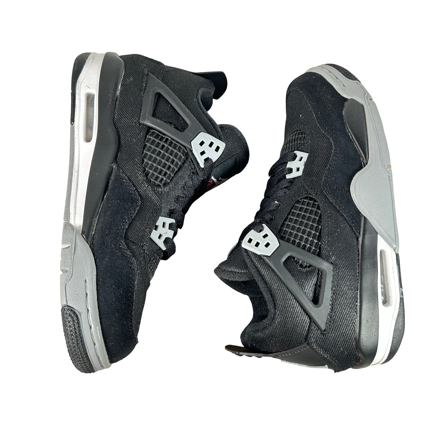 DV0553 006 Jordan 4 Retro Black Canvas GS [USED] - 5.5 Y (Used2)