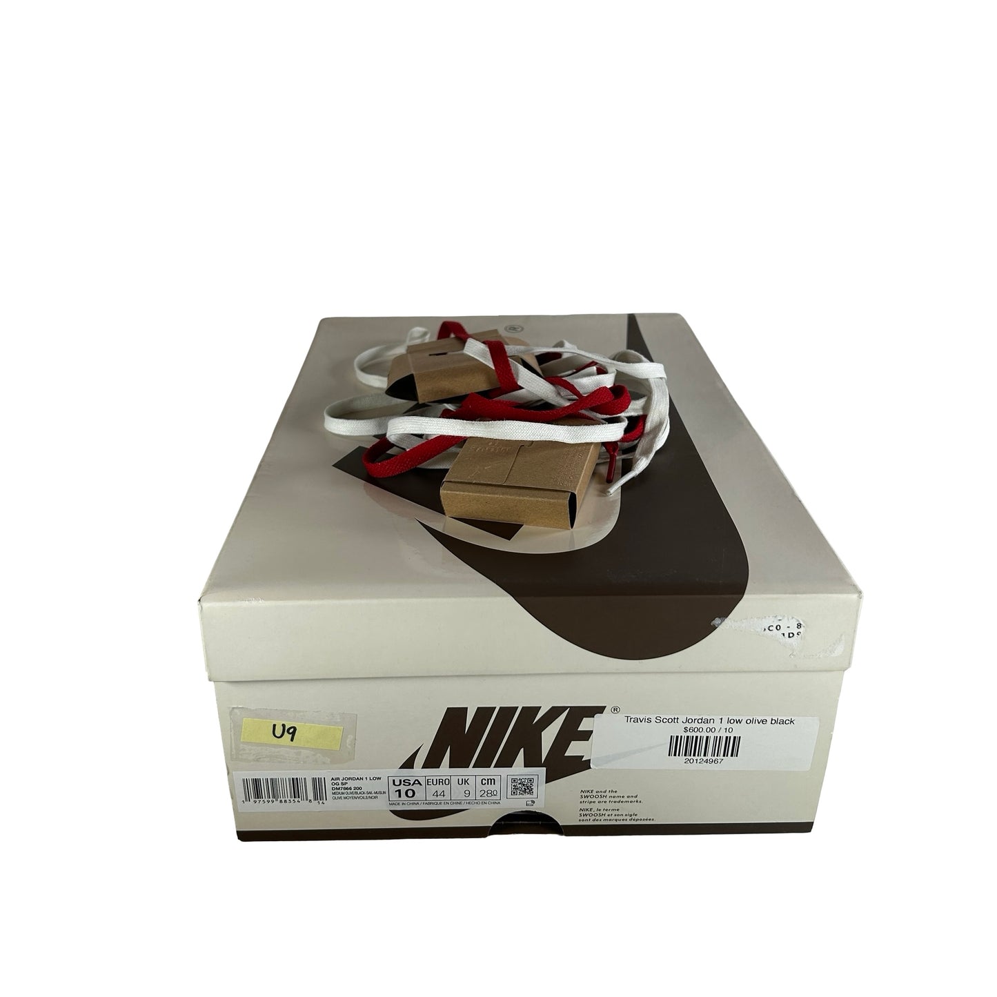 DM7866 200 Jordan 1 Retro Low OG SP Travis Scott Medium Olive [USED] - 10 M (Used9)