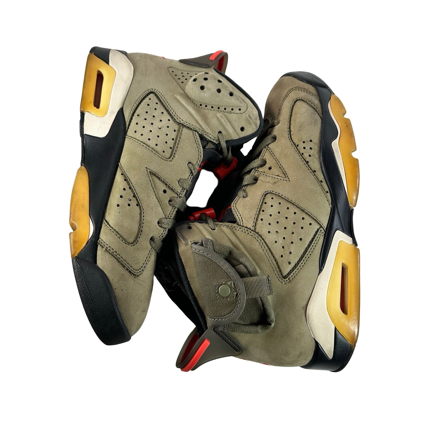 CN1084 200 Jordan 6 Retro Travis Scott [USED] - 8 M (Used)