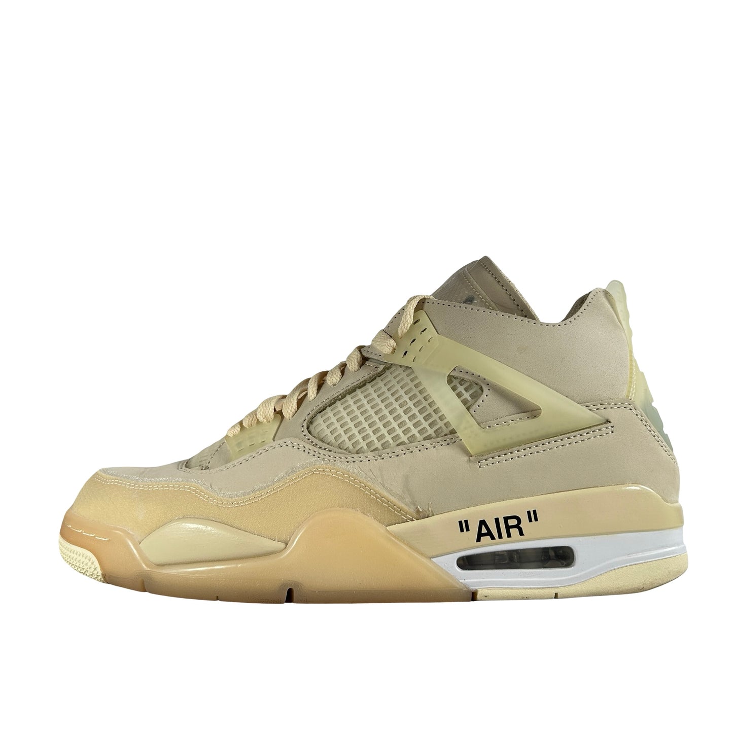 CV9388 100 Jordan 4 Retro Off-White Sail (Women's) [USED] - 11.5 W (Used)